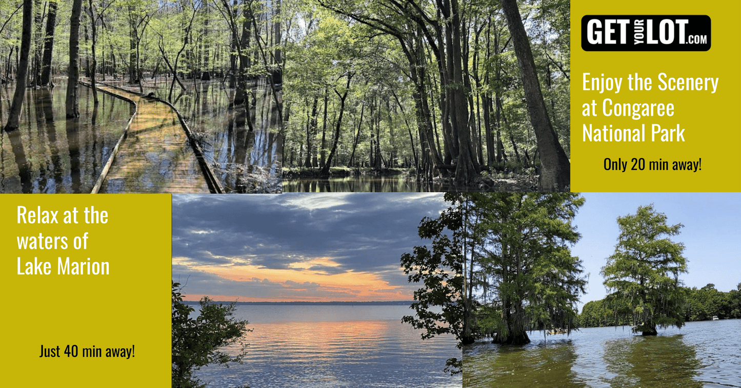 Enjoy and Relax at the Scenery of Congaree National Park and Lake Marion