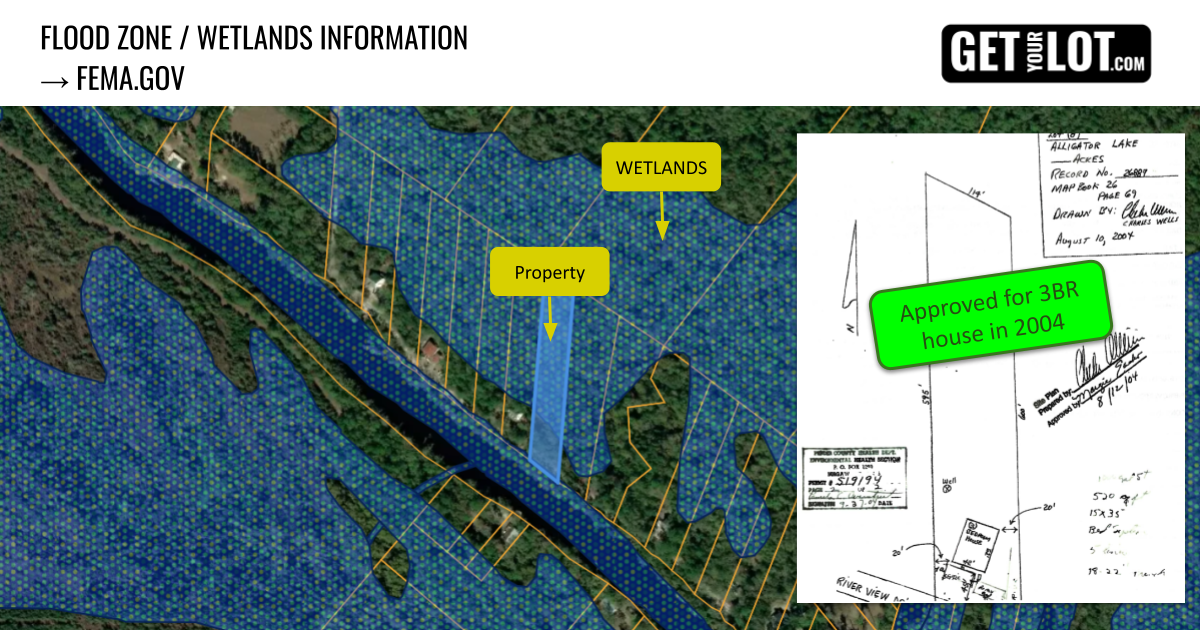 Flood Zone or Wetland Information