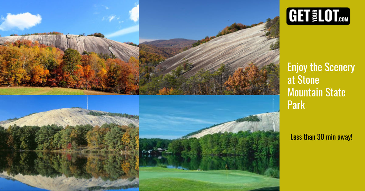 Beautiful Scenery at Stone Mountain State Park in less than 30 minutes