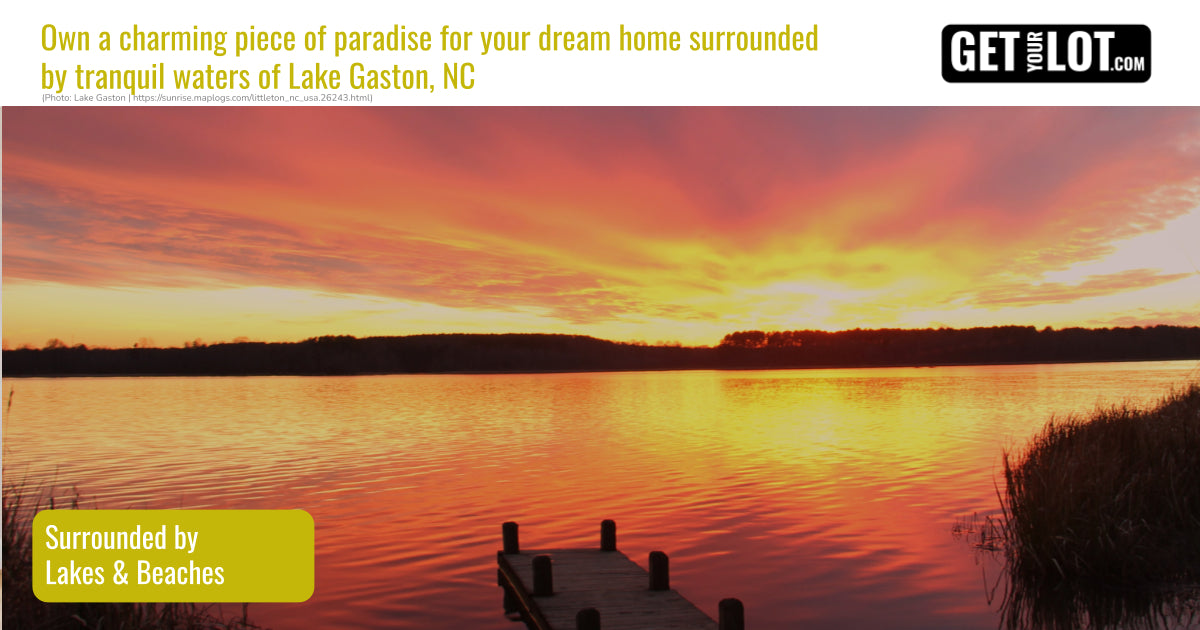 Own a charming piece of paradise surrounded by tranquil waters of Lake Gaston, NC